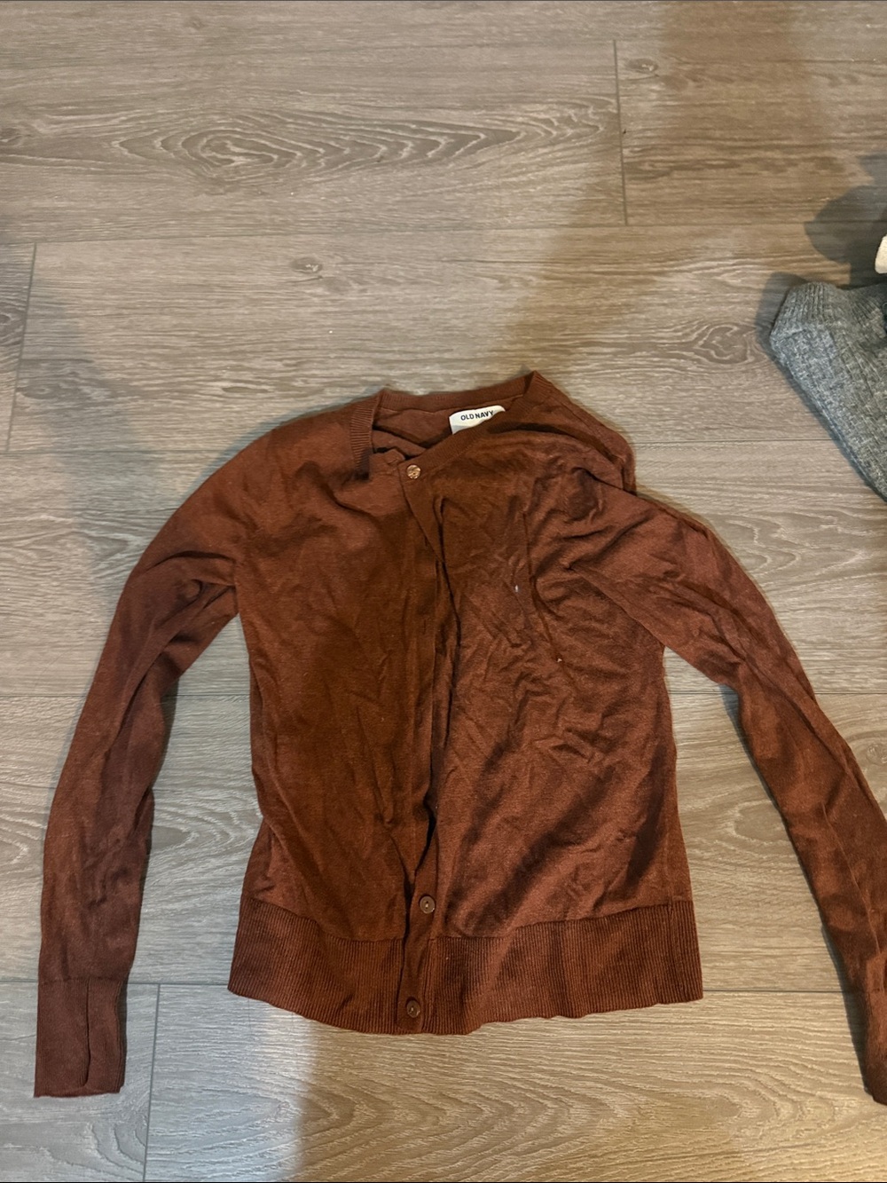Old Navy Women's Burnt Copper Button-Front Cardigan